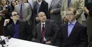 Echols, Misskelley and Baldwin 8-29-2011 entering Alford Plea.